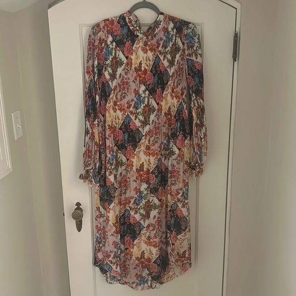 COPY - Maeve Shara Pleated Midi Dress size M - Picture 2 of 4